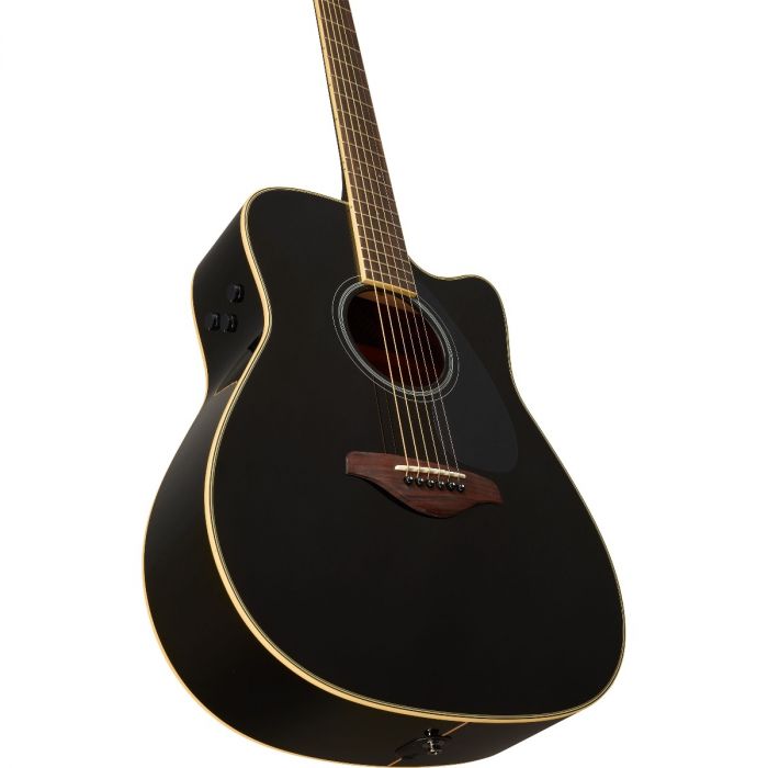 Yamaha FGC-TA TransAcoustic Western kitara (musta)