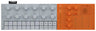 Yamaha Seqtrak Sekvensseri (Oranssi)