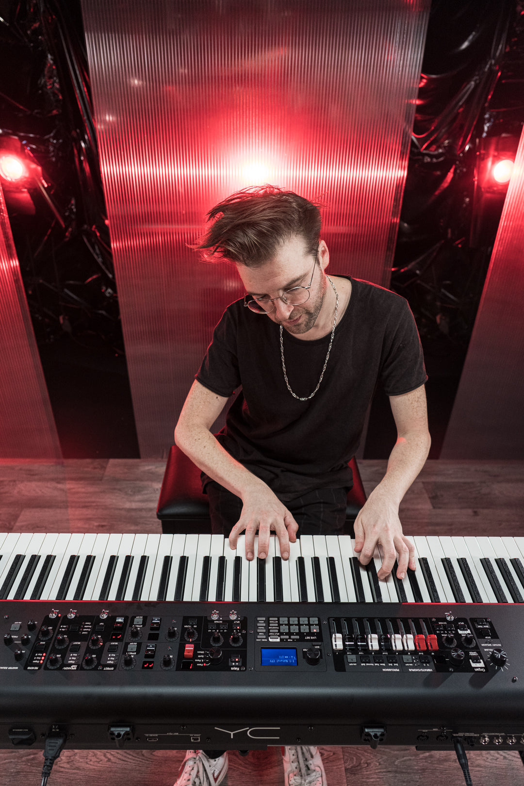 Yamaha YC88 Digital Stage Kosketinsoittimet (Luonnonpuu)