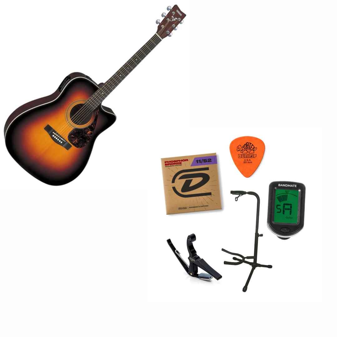 Yamaha FX370C Western kitara (Tobacco ruskea Sunburst)