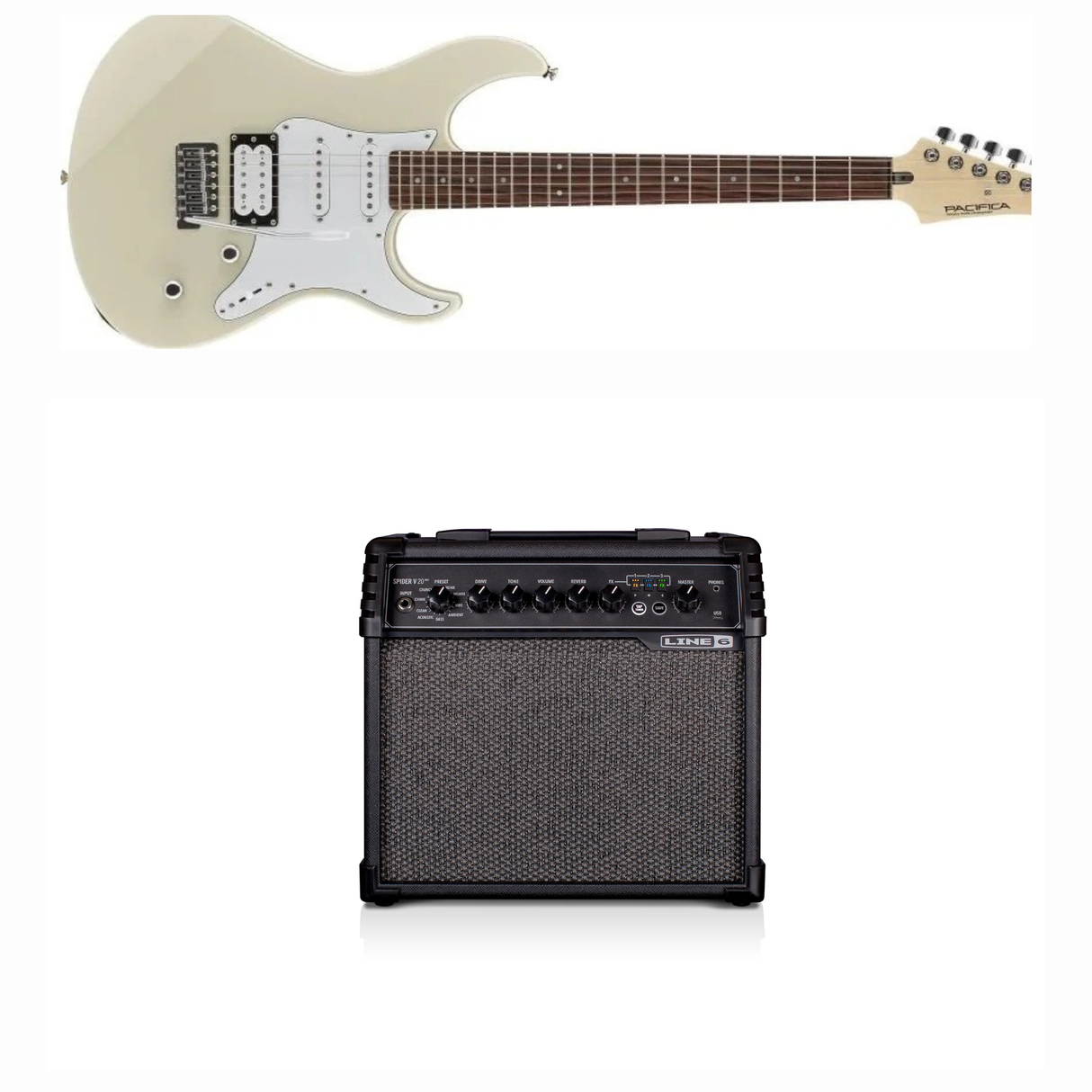 Yamaha Pacifica sähkökitara GPA112V (Vintage White )