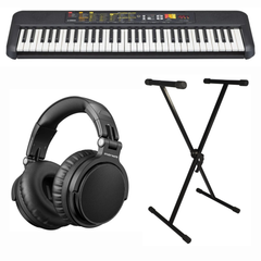 Yamaha PSR-F52 Kosketinsoittimet (Sort) Bundle