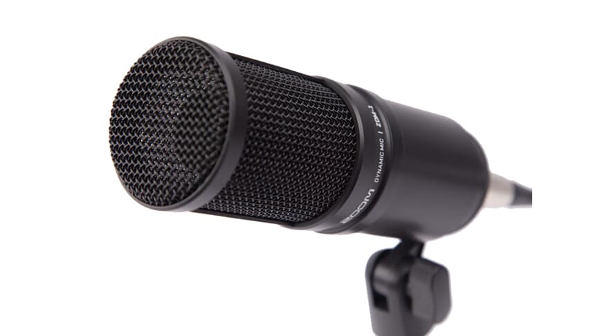 Zoom ZDM-1 dynaamiset mikrotonit podcast
