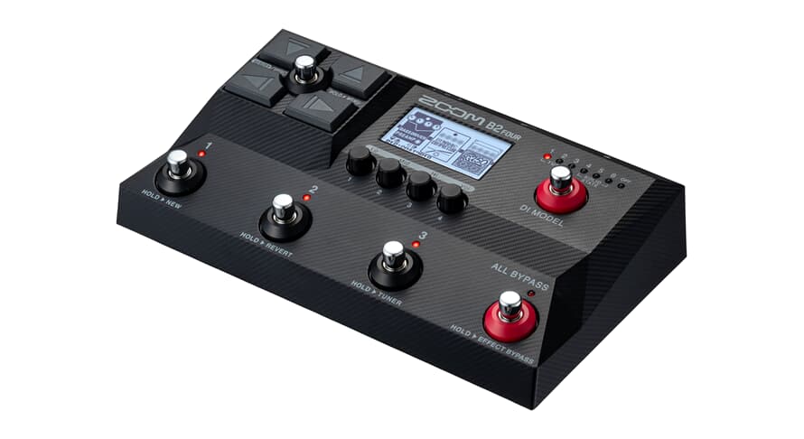 Zoom B2 FOUR Bass Multi-efekti