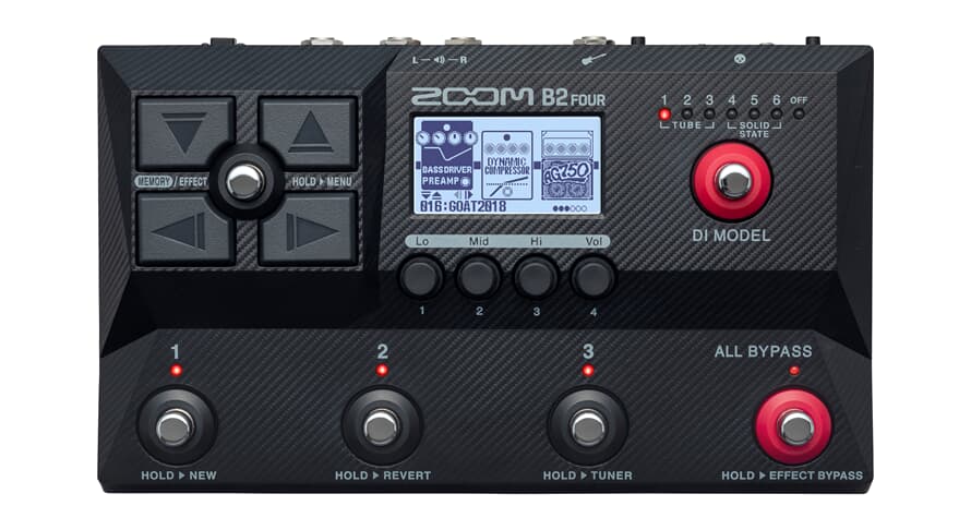Zoom B2 FOUR Basso Multiefekti