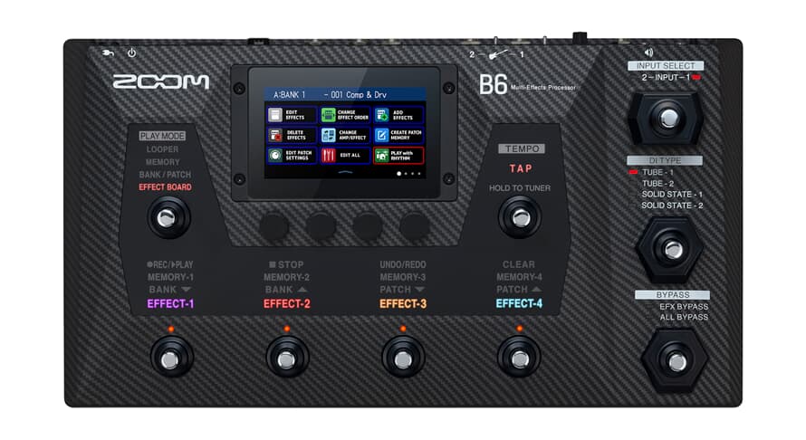 Zoom B6 Basso Multiefekti