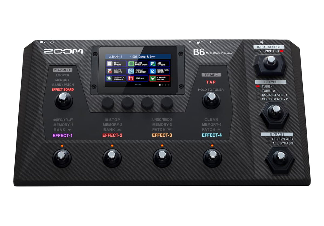 Zoom B6 Basso Multiefekti