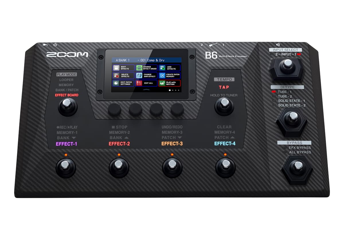 Zoom B6 Basso Multiefekti