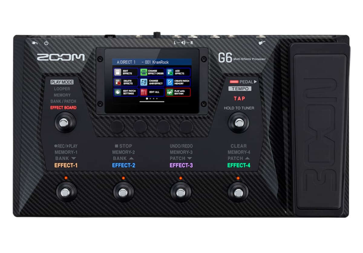 Zoom G6 Kitara Multiefekti