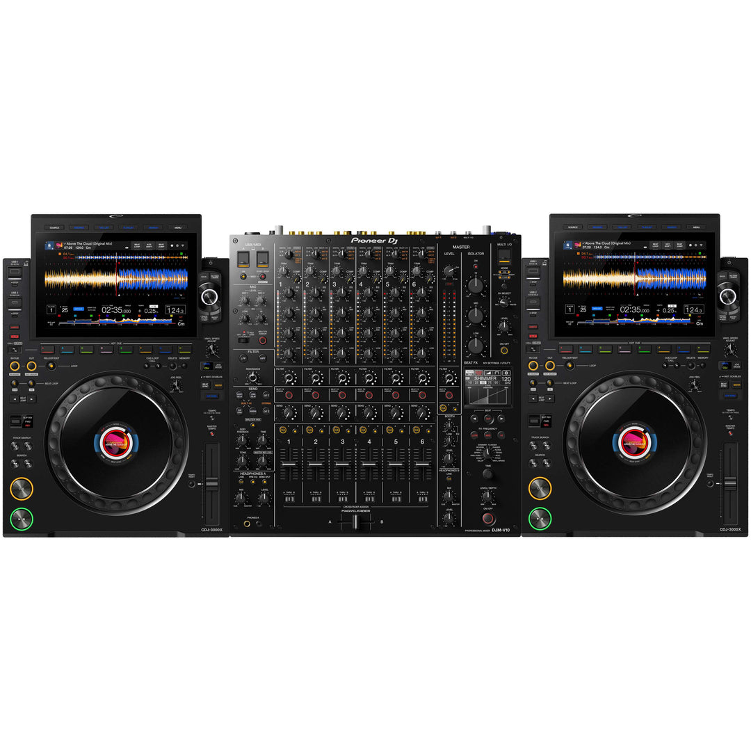 AlphaTheta DJM-V10 + CDJ-3000X Paketti