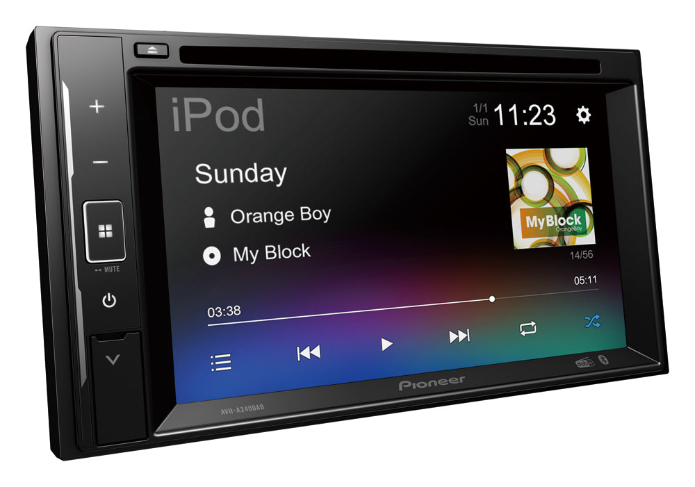 Pioneer AVH-A240DAB autostereo CD/DAB+/Bluetooth ja kosketusnäyttö