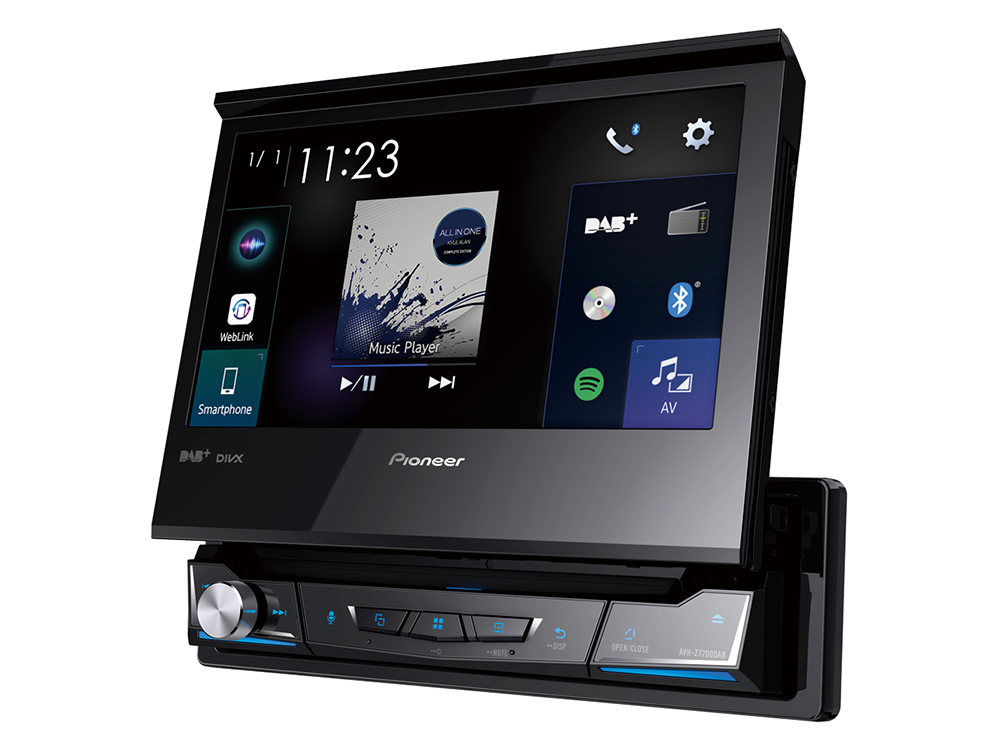 Pioneer AVH-Z7200DAB Apple CarPlay, Bluetooth ja USB