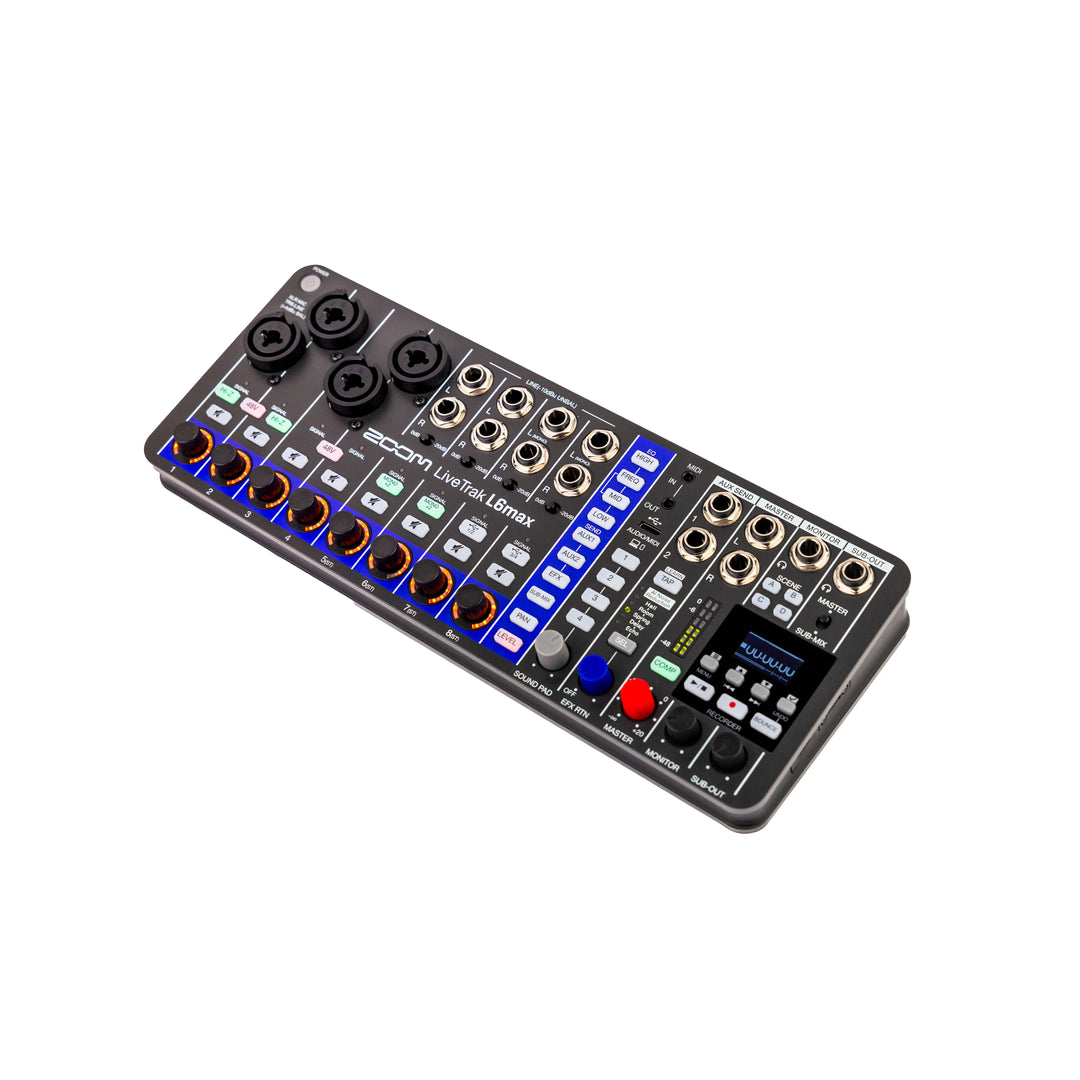 ZOOM LiveTrak L6max 12 kanavainen Mikseri + Tallennin