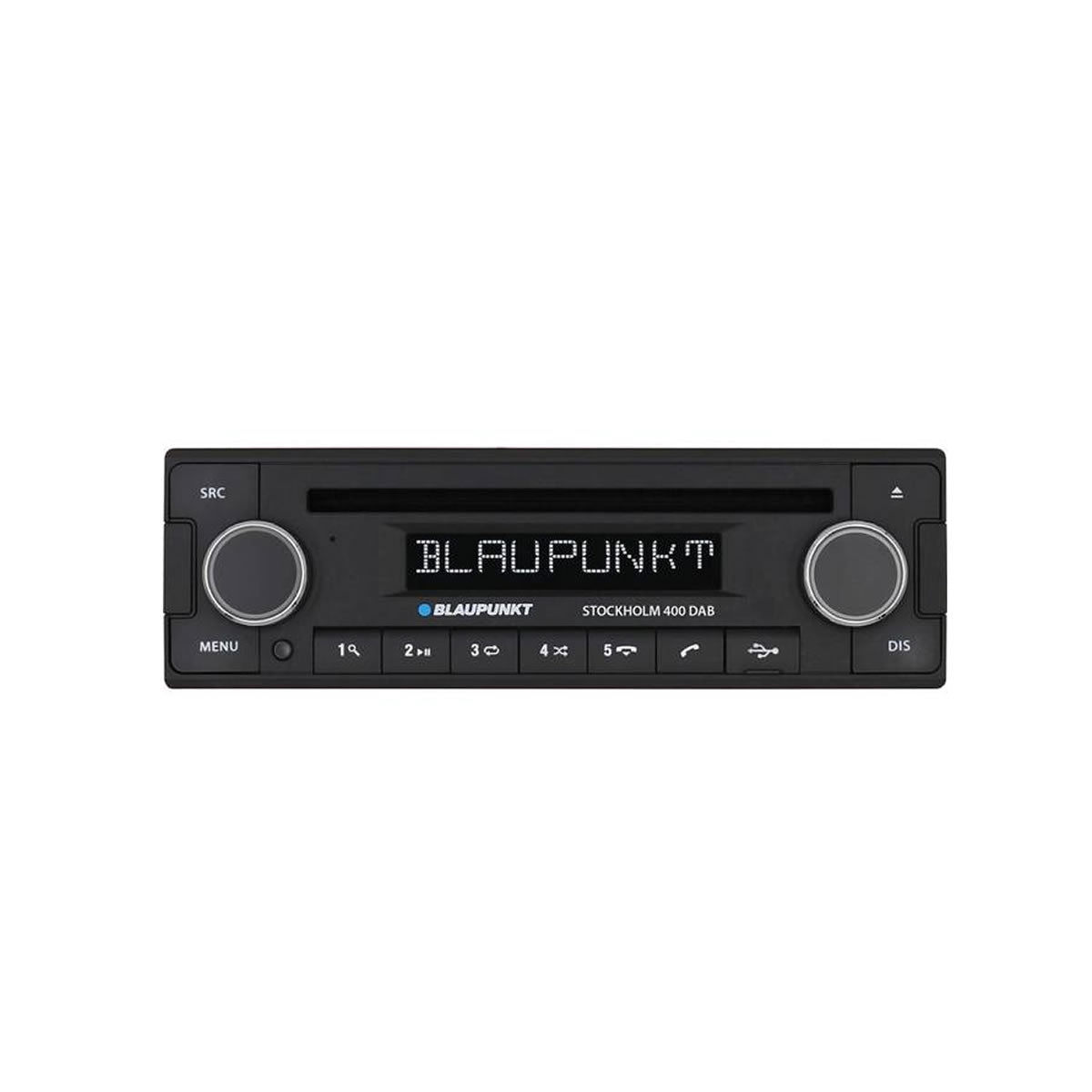 Blaupunkt Tukholma 400 autoradio, jossa on DAB,FM ja Bluetooth