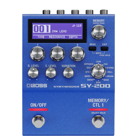 Boss SY-200 Synthesizer Kitarapedaali