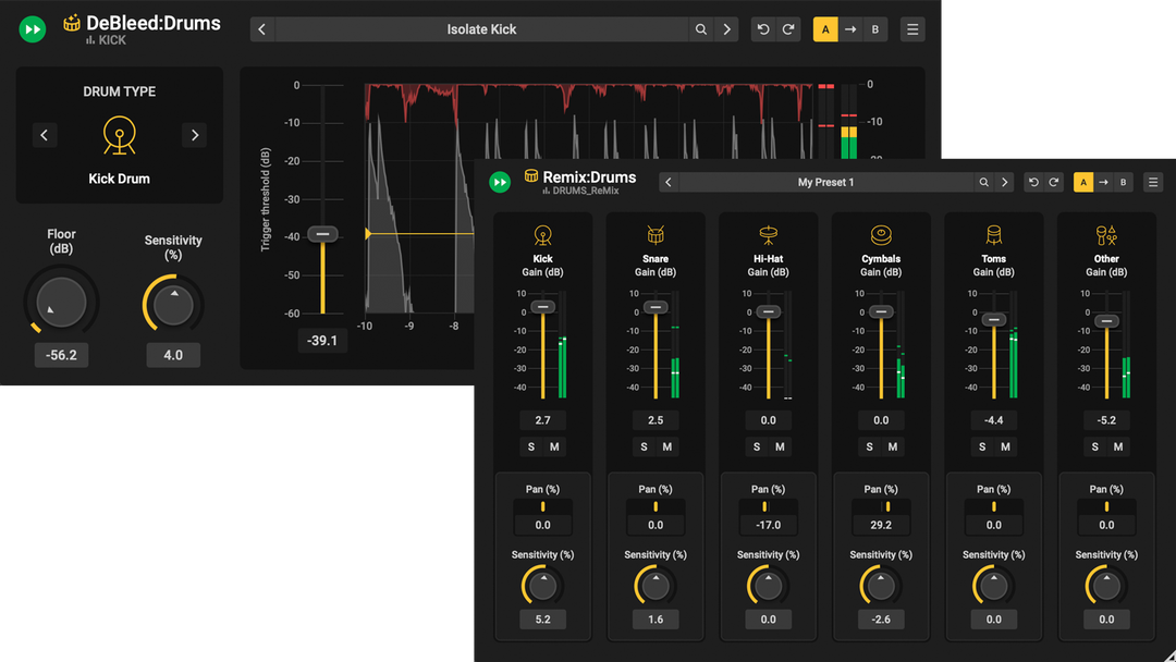 Drum Production Suite UPG DeBleed:Snaresta