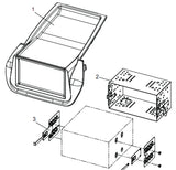 21CT23FT09 2-DIN Kehys Fiatille