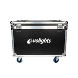 flightcase 4:lle Evolights 40x10W Wall Washer -valaisimelle