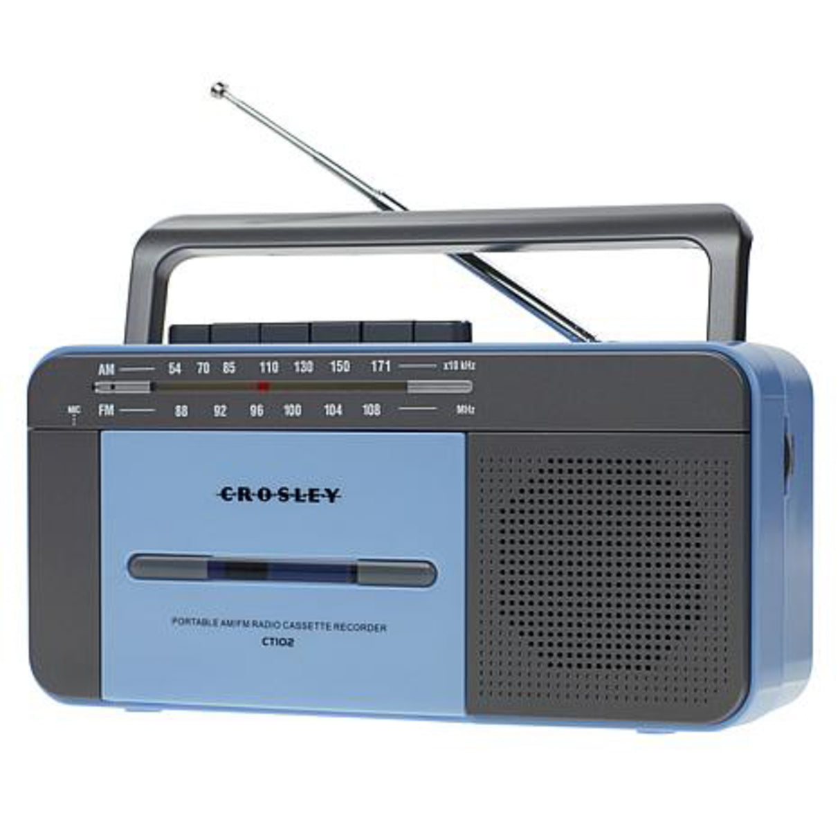 Crosley - Kasettisoitin (Sininen)