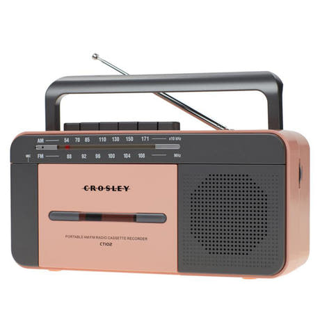 Crosley - Kasettisoitin (Rose Gold)
