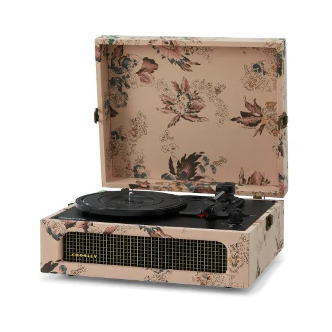 Crosley Voyager Levysoitin Kaksisuuntainen Bluetooth (Kukkakuvio)
