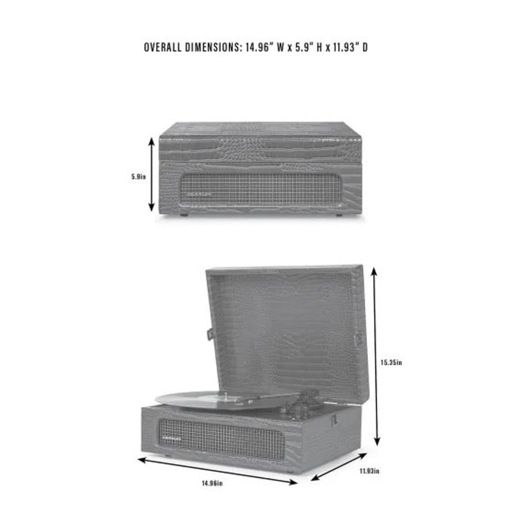 Crosley Voyager Levysoitin Kaksisuuntainen Bluetooth (Kukkakuvio)