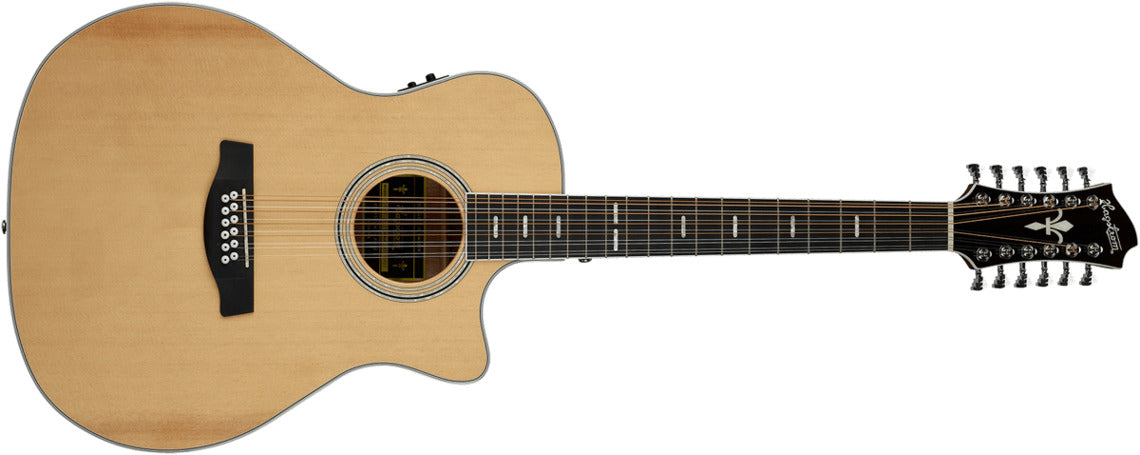 Hagstrom Siljan II Grand Auditorium 12-kielinen Wester-kitara (Luonnollinen)