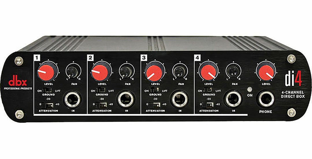 dbx DI4 4-kanavainen DI Box, Linjamikseri