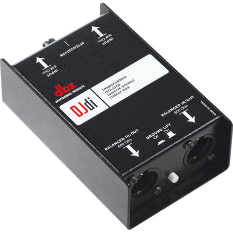 dbx DJDI 2-kanavainen Passiivinen DI Box