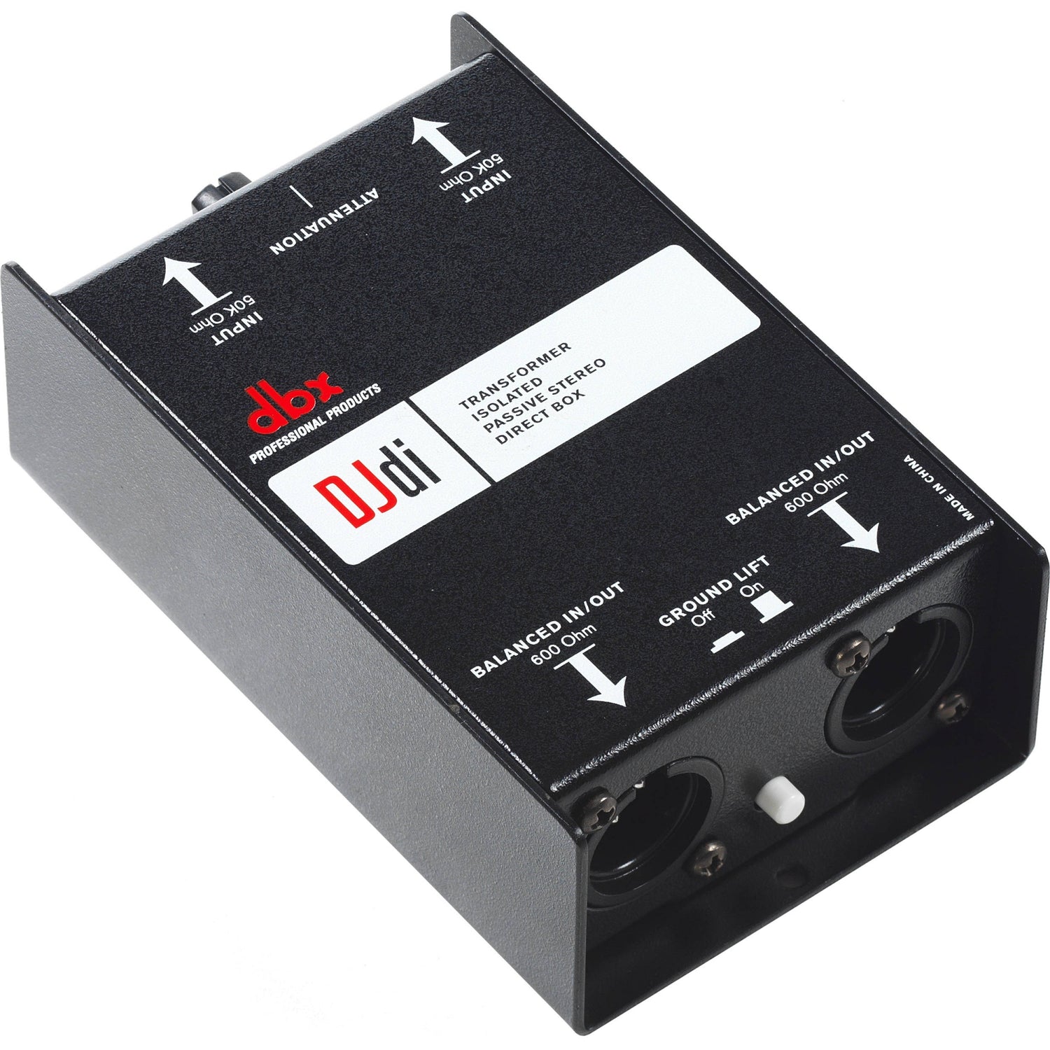dbx DJDI 2-kanavainen Passiivinen DI Box