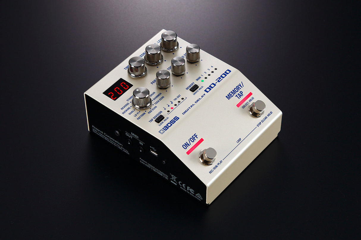 Boss DD-200 Digital Delay kitara pedaali