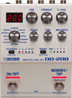 Boss DD-200 Digital Delay kitarapedaali