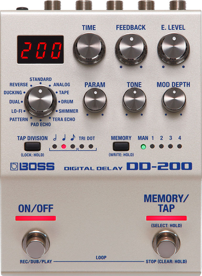 Boss DD-200 Digital Delay kitarapedaali