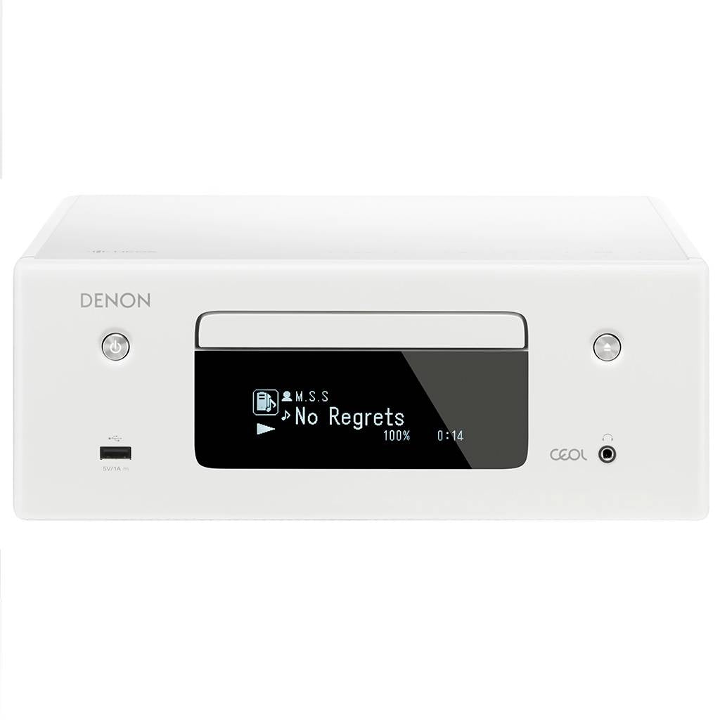 Denon RCD-N10W Mini System (valkoinen)