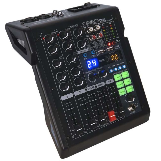 DNA EF-MIX 4, 4-kanavainen mikseri Bluetooth-yhteydellä