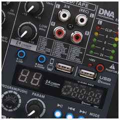 DNA EF-MIX 4, 4-kanavainen mikseri Bluetooth-yhteydellä