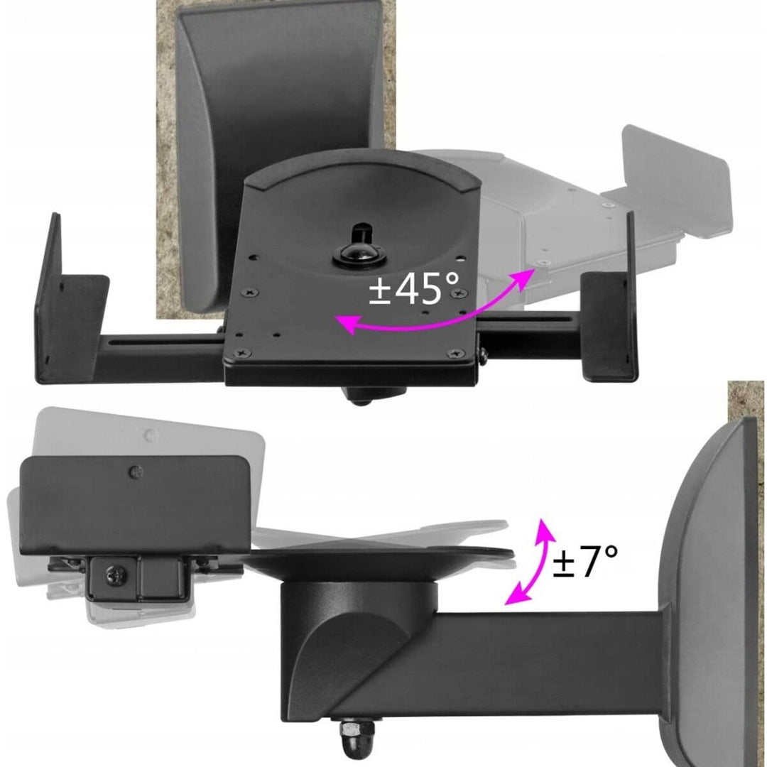 Kaiutin seinäteline, sarja 2 kpl (25kg)