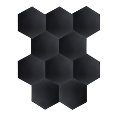 DNA AM3 BK akustiikkapaneelit 10 kpl musta Hexagon