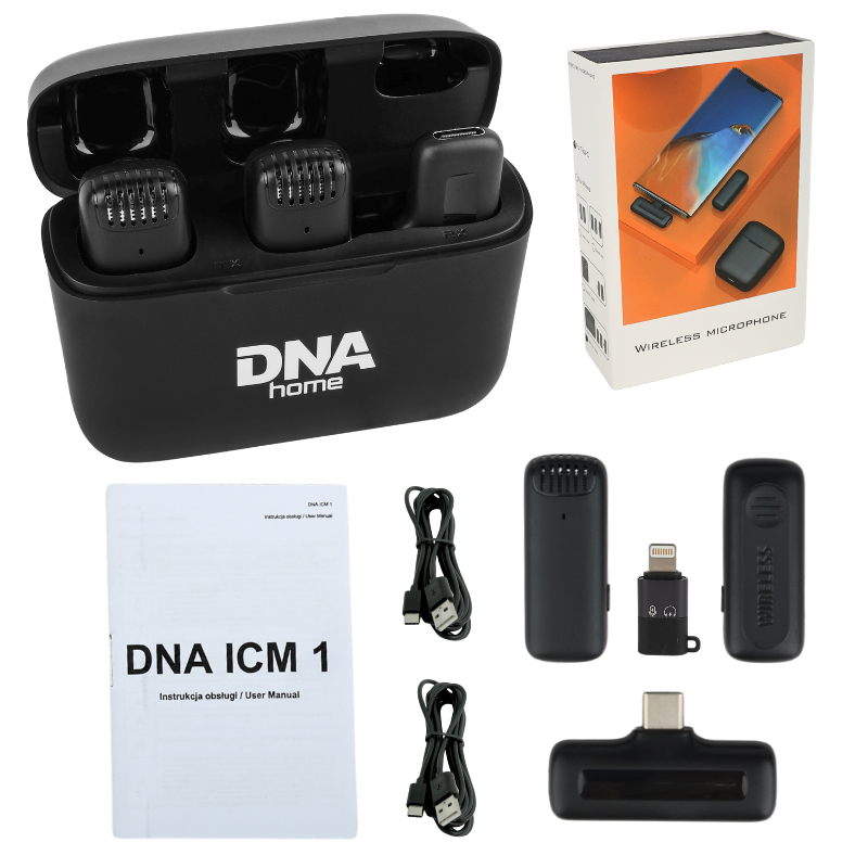 DNA ICM1 smartphone-mikrofoni-sæt
