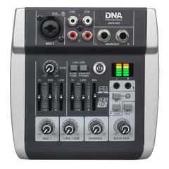 DNA QMX402 äänimikseri 3 kanavaa ja Bluetooth
