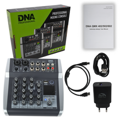 DNA QMX602 Äänimikseri 6 Kanaler