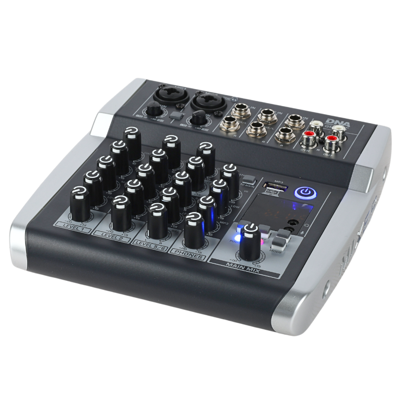 DNA QMX602 Äänimikseri 6 Kanaler