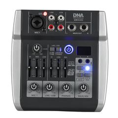 DNA QMX402 äänimikseri 3 kanavaa ja Bluetooth