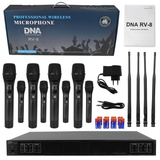 DNA RV-8 Langaton UHF Mikrofonisetti 8 käsimikrofonilla