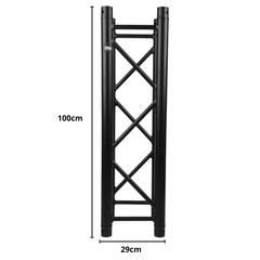 DNA TB4-100 1m ristikkorakenne Black