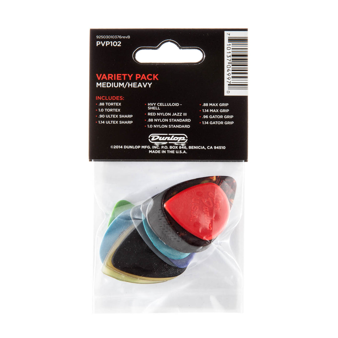 Dunlop 12-PVP102 Plektrat 12 kpl. (Medium/Heavy)