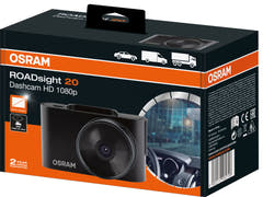 OSRAM ROADsight 20 Kaksikamera – Full HD 1080p autokamera 120° laajakulmalla