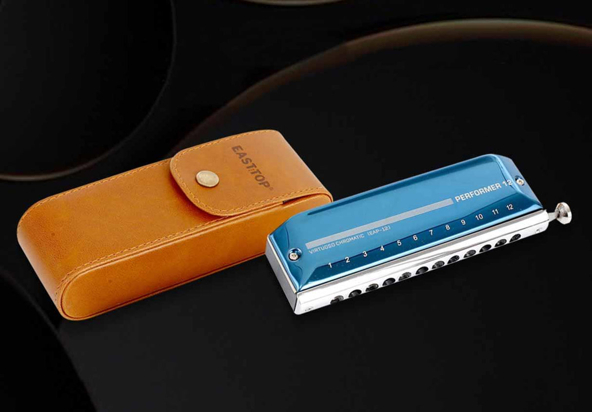 Easttop EAP-12 12-reikäinen kromaattinen huuliharppu (C)