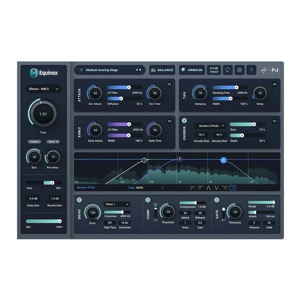 Equinox: CRG from Strat 3D, Symph 3D, 3D Reverb B