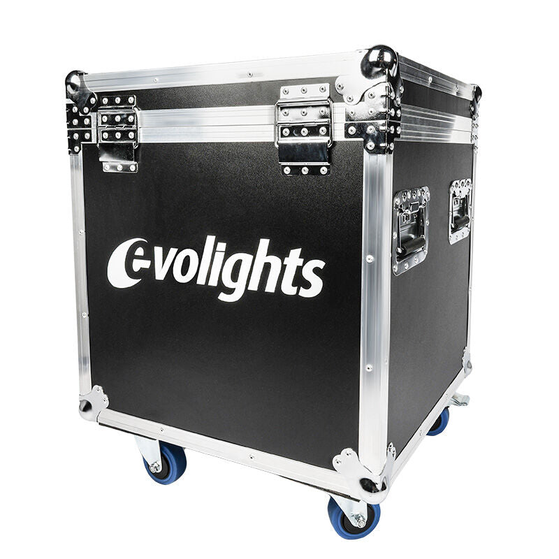 Flightcase 2 x Evolights Lumeno -laitteelle